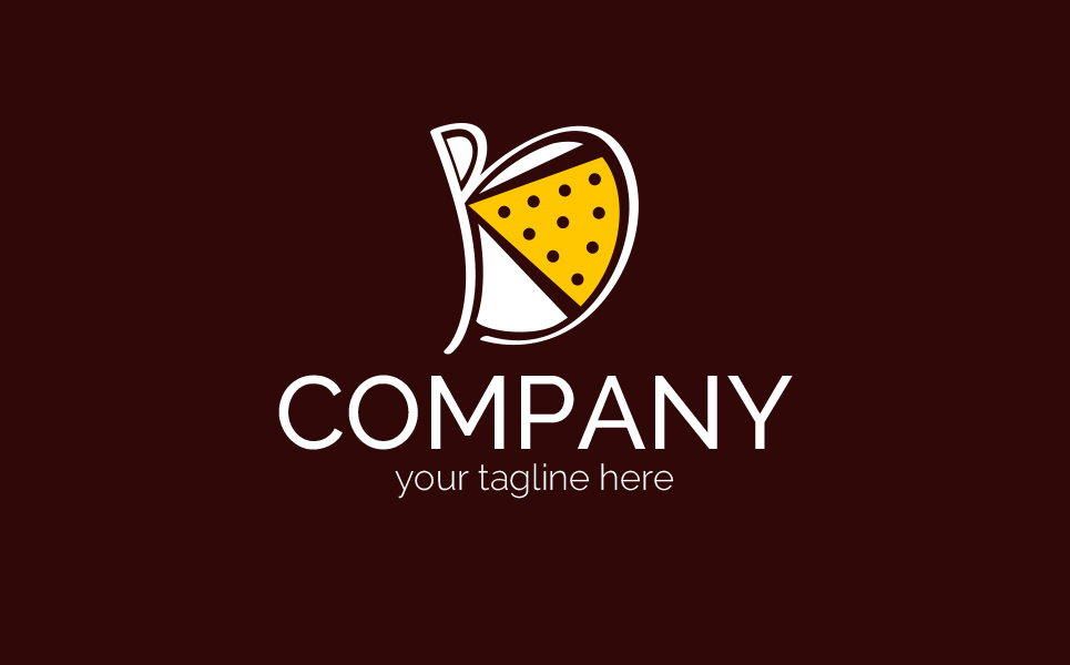 Download Шаблон логотипа "B-pizza Logo Template" / B-pizza Logo Template - Шаблон логотипа на тему графика b,pizza,pizzeria,belly,food,full,cafe,restaurant,delivery,fast,snack,sign,minimalism,one,color,emblem