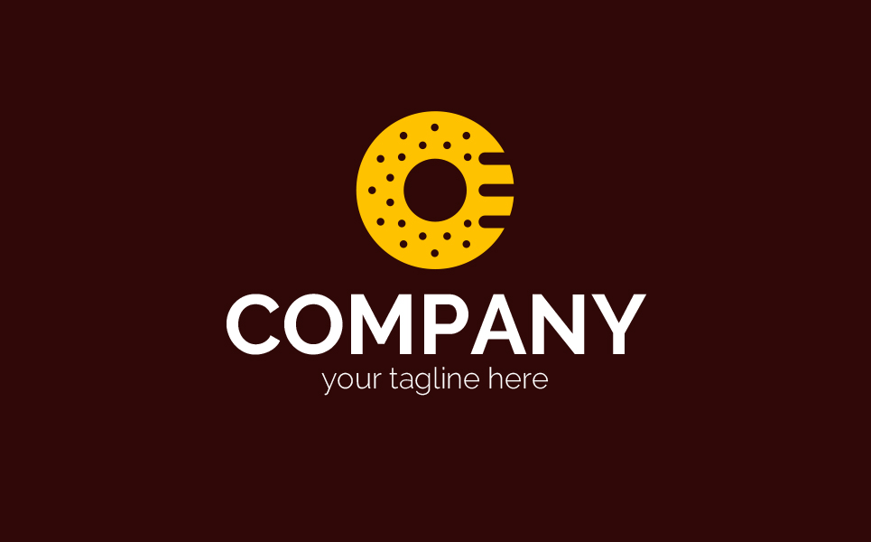 Download Шаблон логотипа "Donut and microphone Logo Template" / Donut and microphone Logo Template - Шаблон логотипа на тему графика donut,microphone,cafe,karaoke,bakery,confectionery,desserts,circle,sign,minimalism,one,color,two,colors,emblem