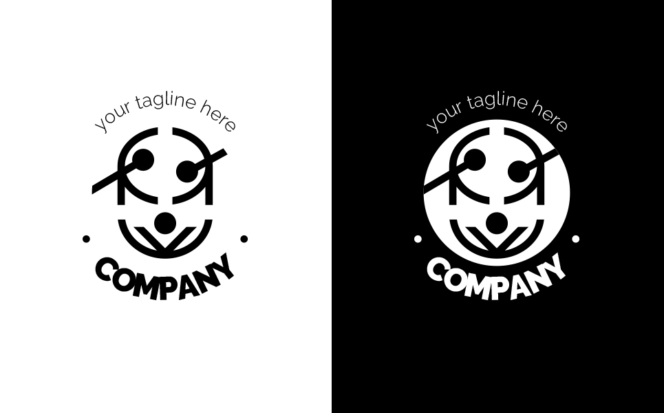 Download Шаблон логотипа "Drum and Acrobats Logo Template" / Drum and Acrobats Logo Template - Шаблон логотипа на тему графика drum,acrobat,theater,music,performance,artist,entertainment,percussion,instruments,culture,sign,minimalism,one,color,two,colors,emblem