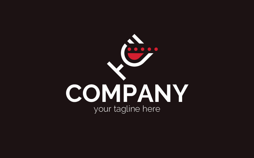 Download Шаблон логотипа "Glass Logo Template" / Glass Logo Template - Шаблон логотипа на тему графика u,t,glass,fast,food,umbrella,logo,catering,kitchen,cafe,restaurant,bar,cooking,chef,sommelier,drinks,sign,minimalism,one,color