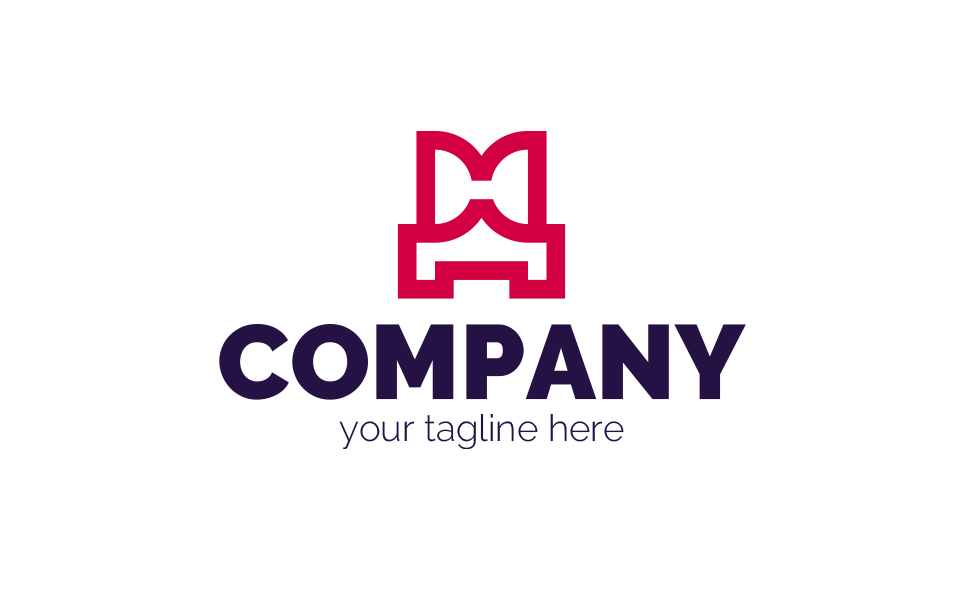 Download Шаблон логотипа "Luxury furniture Logo Template" / Luxury furniture Logo Template - Шаблон логотипа на тему графика furniture,luxury,expensive,custom,sofa,butterfly,upholstered,sign,minimalism,one,color,two,cevet,emblem