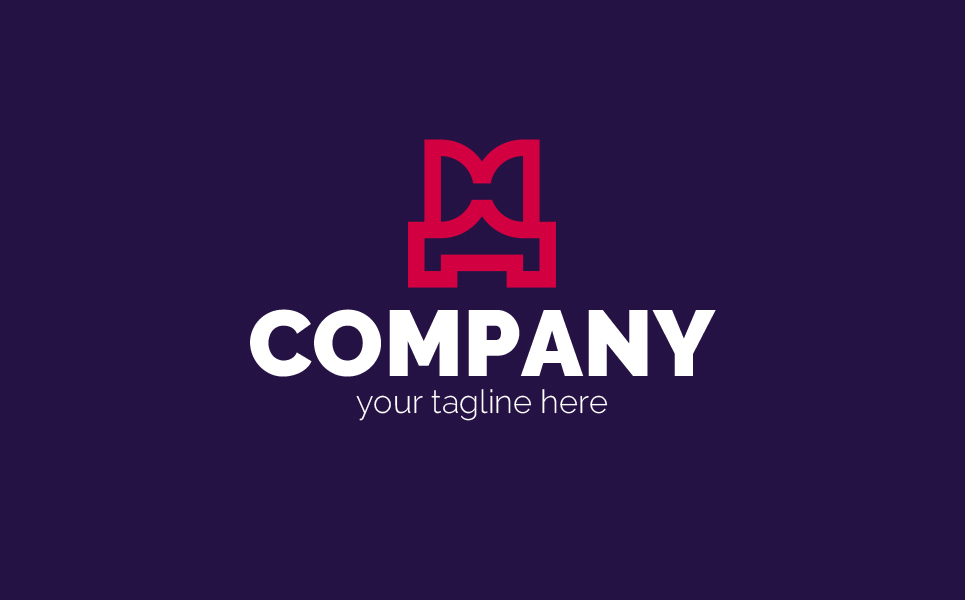 Download Шаблон логотипа "Luxury furniture Logo Template" / Luxury furniture Logo Template - Шаблон логотипа на тему графика furniture,luxury,expensive,custom,sofa,butterfly,upholstered,sign,minimalism,one,color,two,cevet,emblem