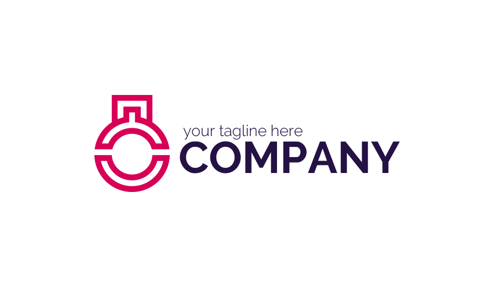 Download Шаблон логотипа "Ring Logo Template" / Ring Logo Template - Шаблон логотипа на тему графика ring,jewelry,pendant,circle,door,lock,pipe,tunnel,fasteners,security,sign,minimalism,one,color,two,handguards,emblem