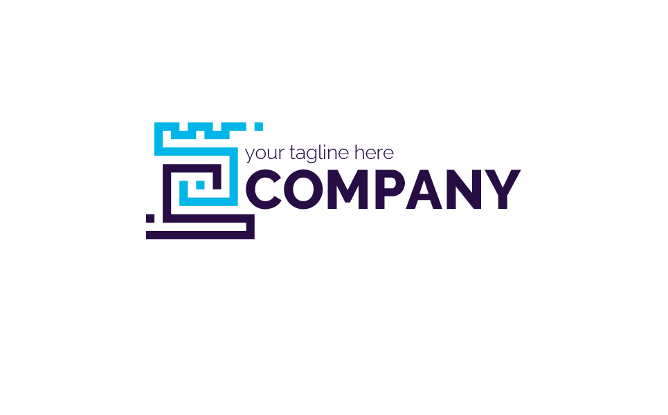 Download Шаблон логотипа "Chess rook Logo Template" / Chess rook Logo Template - Шаблон логотипа на тему графика s,chess,rook,business,finance,real,estate,construction,surveillance,security,protection,look,face,fortress,unification,square,sign,minimalism,one,color