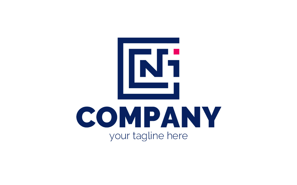 Download Шаблон логотипа "The Design of the Letters Logo Template" / The Design of the Letters Logo Template - Шаблон логотипа на тему графика c,n,i,number,one,leader,square,construction,real,estate,business,finance,design,drawing,architecture,digital,technology,labyrinth