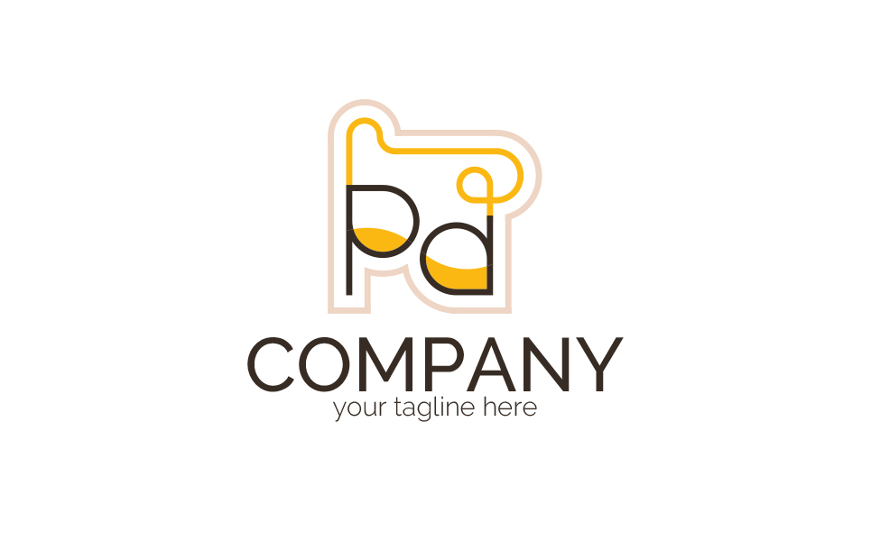 Download Шаблон логотипа "Distillation Logo Template" / Distillation Logo Template - Шаблон логотипа на тему графика p,d,beer,cafe,brewery,wine,drink,distillation,liquid,transfusion,chemistry,signs,minimalism,one,color,two,colors,three,four,emblem