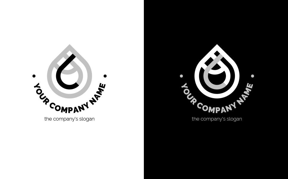 Download Шаблон логотипа "Drop + C + Y Logo Template" / Drop + C + Y Logo Template - Шаблон логотипа на тему графика logo,sign,two,colors,emblem,dynamics,c,y,drop,water,ecology,lines,intersection,union,connectionundefined