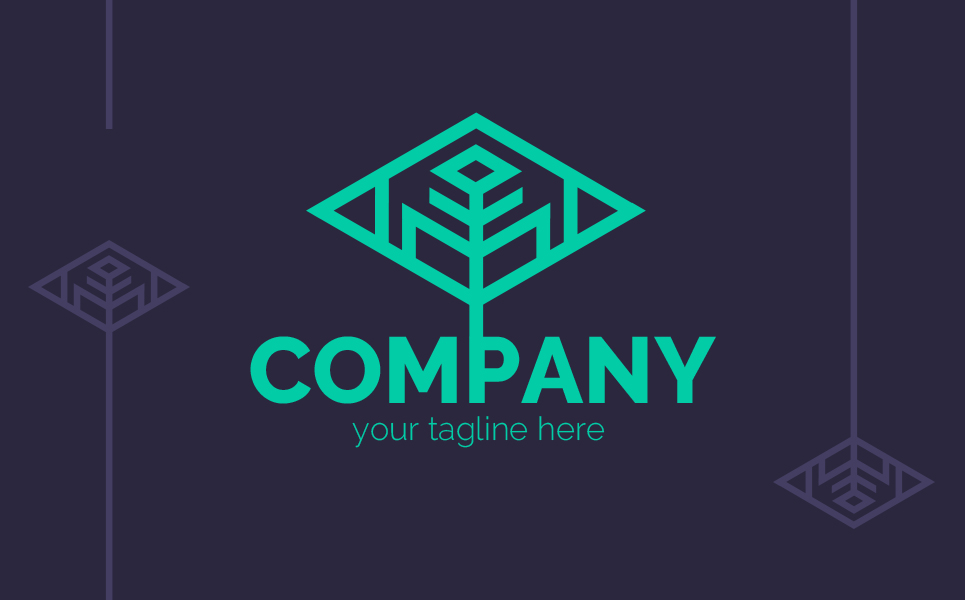 Download Шаблон логотипа "Rhombus Sprout Logo Template" / Rhombus Sprout Logo Template - Шаблон логотипа на тему графика rhombus,sprout,plant,development,medicine,health,ecology,growth,sign,minimalism,one,color,two,colors,emblem