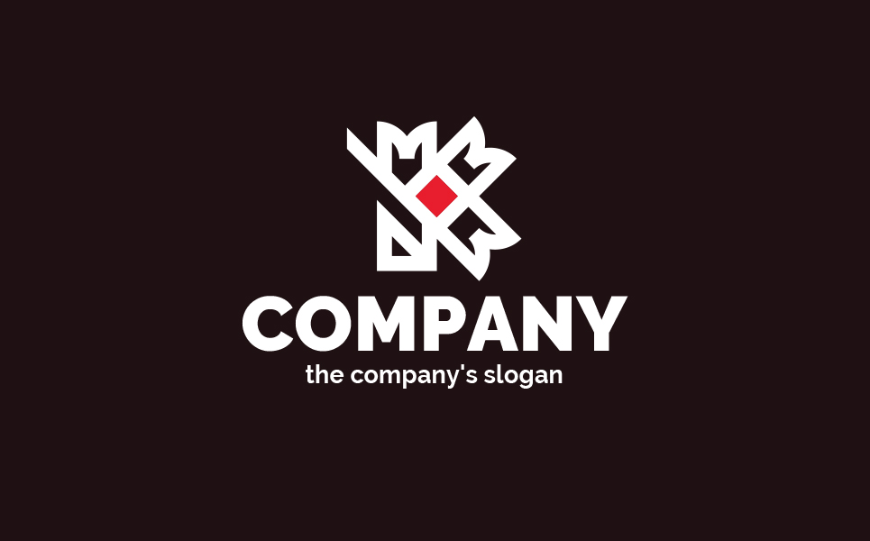 Download Шаблон логотипа "K + Fortress Logo Template" / K + Fortress Logo Template - Шаблон логотипа на тему графика fortress,protection,power,strength,history,stability,leader,k,m,geometry,flag,heraldry,knight,logo,sign,minimalism,one,color,two,colors