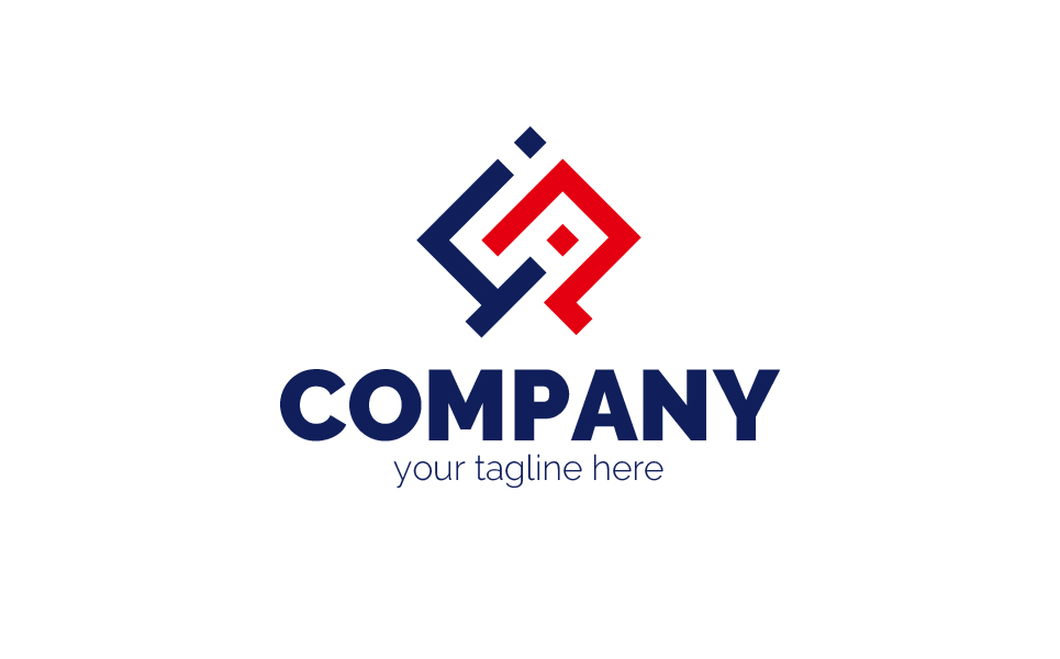 Download Шаблон логотипа "Chain of Letters Logo Template" / Chain of Letters Logo Template - Шаблон логотипа на тему графика i,a,l,4,chain,link,connection,real,estate,construction,business,finance,design,drawing,architecture,pixel,digital,technology,puzzle,designer