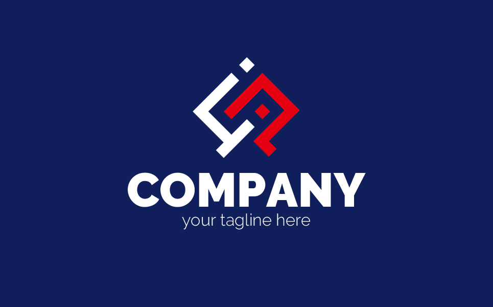 Download Шаблон логотипа "Chain of Letters Logo Template" / Chain of Letters Logo Template - Шаблон логотипа на тему графика i,a,l,4,chain,link,connection,real,estate,construction,business,finance,design,drawing,architecture,pixel,digital,technology,puzzle,designer