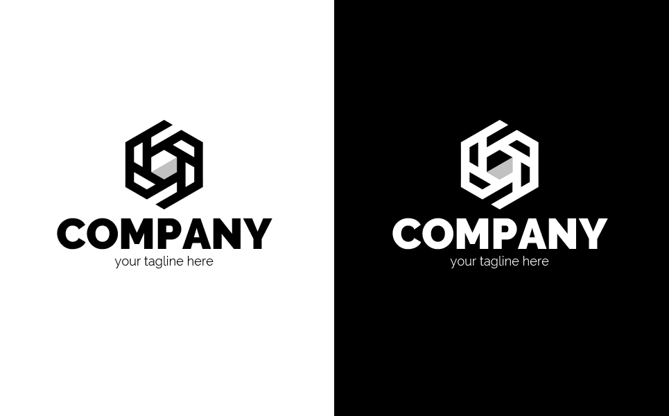 Download Шаблон логотипа "Aperture camera Logo Template" / Aperture camera Logo Template - Шаблон логотипа на тему графика hexagon,aperture of the camera,sight,target,movement,dynamics,accuracy,logo,sign,minimalism,two colors,emblem