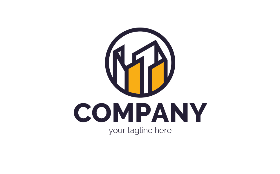 Download Шаблон логотипа "Piles Logo Template" / Piles Logo Template - Шаблон логотипа на тему графика circle,construction,foundation,piles,reinforcement,logo,sign,minimalism,one color,two colors,emblem