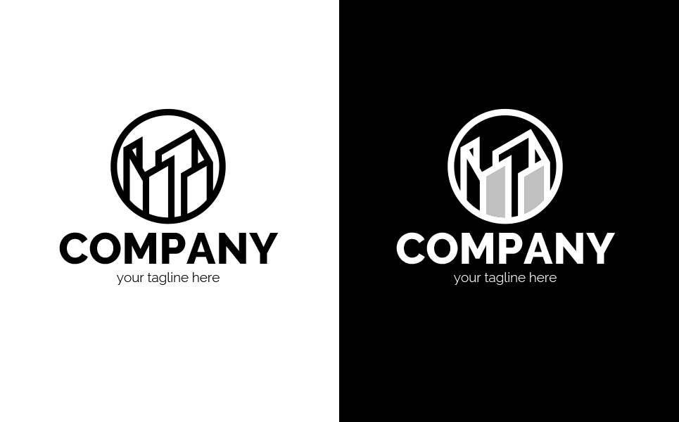 Download Шаблон логотипа "Piles Logo Template" / Piles Logo Template - Шаблон логотипа на тему графика circle,construction,foundation,piles,reinforcement,logo,sign,minimalism,one color,two colors,emblem