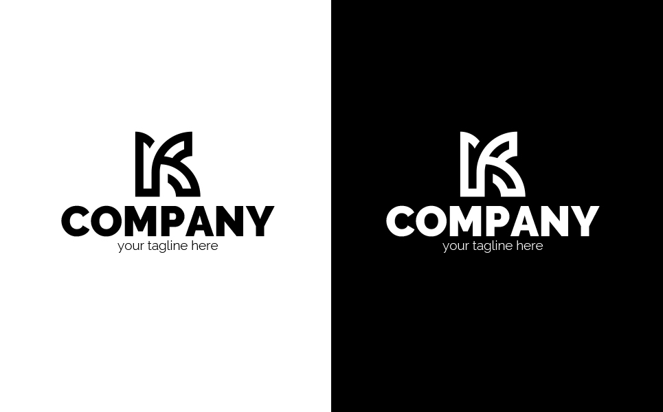 Download Шаблон логотипа "Elegant letter K Logo Template" / Elegant letter K Logo Template - Шаблон логотипа на тему графика letter k,line,geometry,decor,furniture,interior,elegance,style,logo,sign,minimalism,one color,emblem
