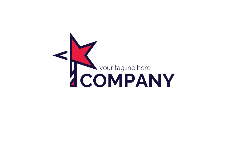 Download Шаблон логотипа "Star and Arrow Logo Template" / Star and Arrow Logo Template - Шаблон логотипа на тему графика star,arrow,pointer,geolocation,path,transportation,logistics,dynamics,lines,leader,movement,bright,sign,minimalism,one color,two colors,emblem