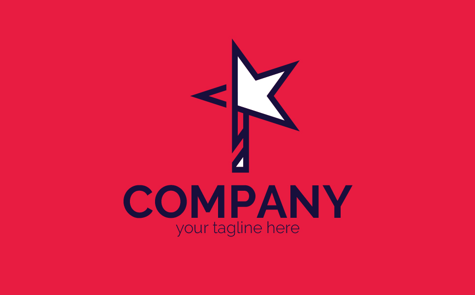 Download Шаблон логотипа "Star and Arrow Logo Template" / Star and Arrow Logo Template - Шаблон логотипа на тему графика star,arrow,pointer,geolocation,path,transportation,logistics,dynamics,lines,leader,movement,bright,sign,minimalism,one color,two colors,emblem