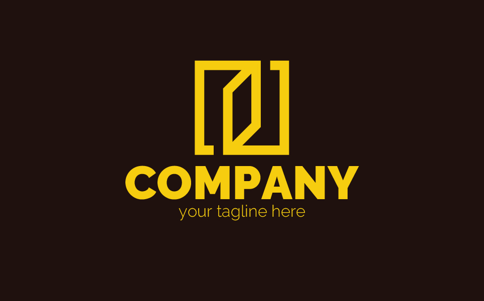 Download Шаблон логотипа "Door or Window Logo Template" / Door or Window Logo Template - Шаблон логотипа на тему графика door,window,entrance,production,sale,installation,rhombus,square,open,sign,minimalism,one color,two colors,emblem