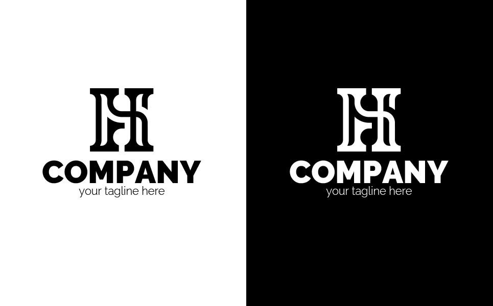 Download Шаблон логотипа "Elegant Letter H Logo Template" / Elegant Letter H Logo Template - Шаблон логотипа на тему графика letter h,elegance,decoration,interior,furniture,accessories,business,decor,plants,clothing,paintings,bouquets,perfumes,cosmetics,linen,real estate,sign,minimalism,one color,two colors