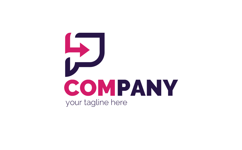 Download Шаблон логотипа "Play Logo Template" / Play Logo Template - Шаблон логотипа на тему графика letter l,letter p,social,media,marketing,video,audio,social networks,play,arrow,chat,communication,correspondence,sign,minimalism,one color,two colors,emblem