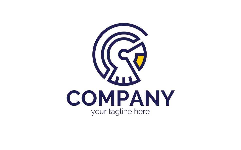 Download Шаблон логотипа "Knight and Lock Logo Template" / Knight and Lock Logo Template - Шаблон логотипа на тему графика door lock,protection,helmet,knight,circle,line,security,surveillance,singlesize,sign,simplicity,single color,two colors,emblem