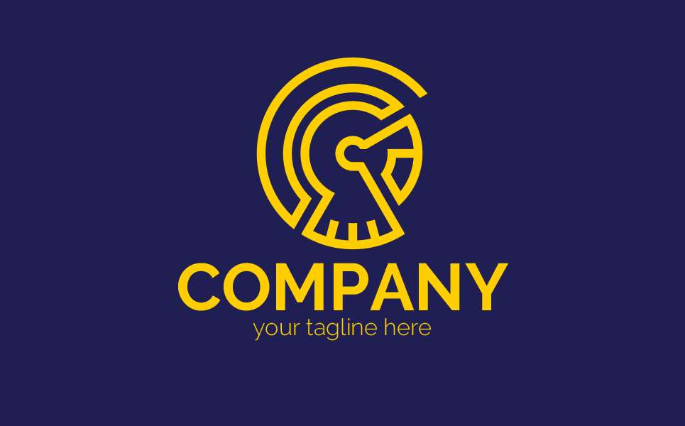 Download Шаблон логотипа "Knight and Lock Logo Template" / Knight and Lock Logo Template - Шаблон логотипа на тему графика door lock,protection,helmet,knight,circle,line,security,surveillance,singlesize,sign,simplicity,single color,two colors,emblem