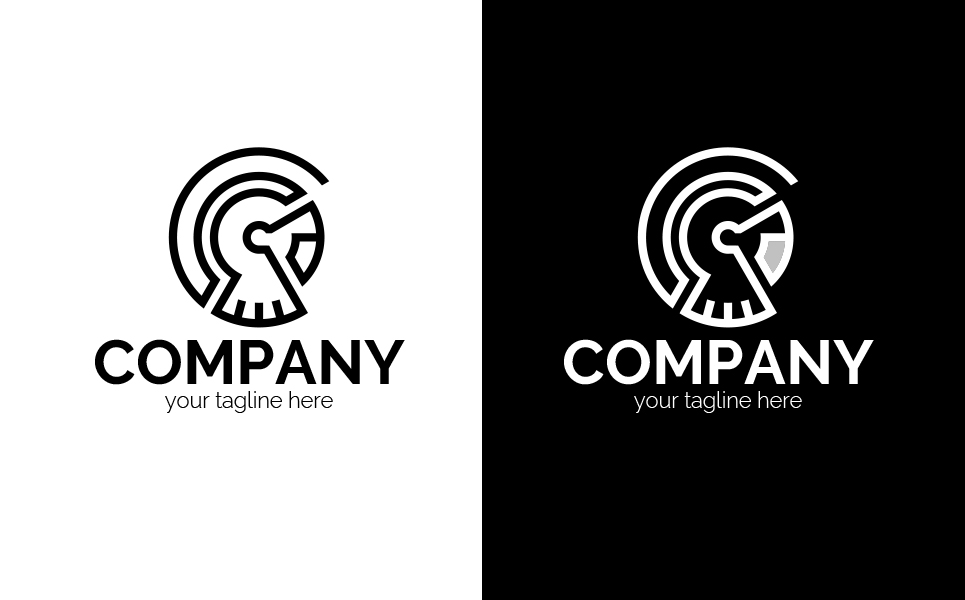 Download Шаблон логотипа "Knight and Lock Logo Template" / Knight and Lock Logo Template - Шаблон логотипа на тему графика door lock,protection,helmet,knight,circle,line,security,surveillance,singlesize,sign,simplicity,single color,two colors,emblem