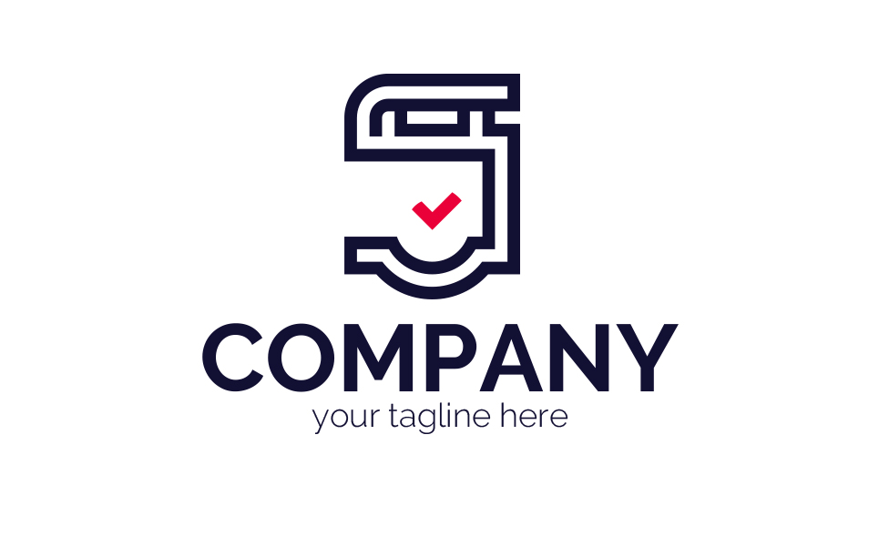 Download Шаблон логотипа "Information Sign Logo Template" / Information Sign Logo Template - Шаблон логотипа на тему графика letter s,sign,outdoor advertising,approval,pillar,facade,production,advertising,minimalism,one color,two colors,emblem