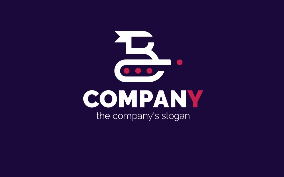 Download Шаблон логотипа "Tank Logo Template" / Tank Logo Template - Шаблон логотипа на тему графика logo,sign,two colors,emblem,dynamics,shooting,game,tank,military action,shooter,letter b,letter r,letter c