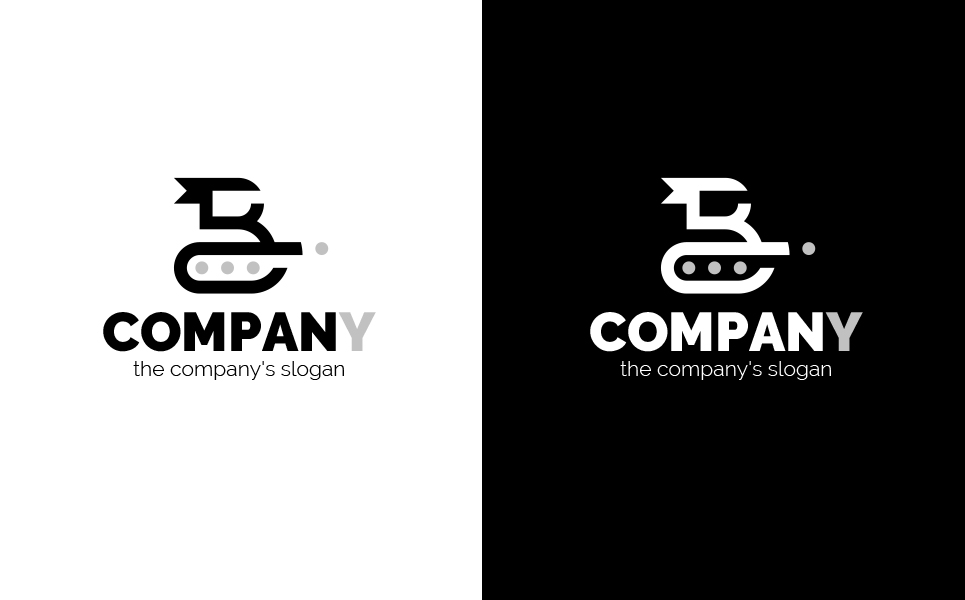 Download Шаблон логотипа "Tank Logo Template" / Tank Logo Template - Шаблон логотипа на тему графика logo,sign,two colors,emblem,dynamics,shooting,game,tank,military action,shooter,letter b,letter r,letter c