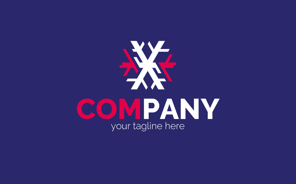 Download Шаблон логотипа "X + Snowflake Logo Template" / X + Snowflake Logo Template - Шаблон логотипа на тему графика letter x,snowflake,cooling,freezing,air conditioning,refrigerator,refrigeration,cryonics,medicine,storage,cold,ice,ice cream,freezer,sign,minimalism,one color,two colors,emblem