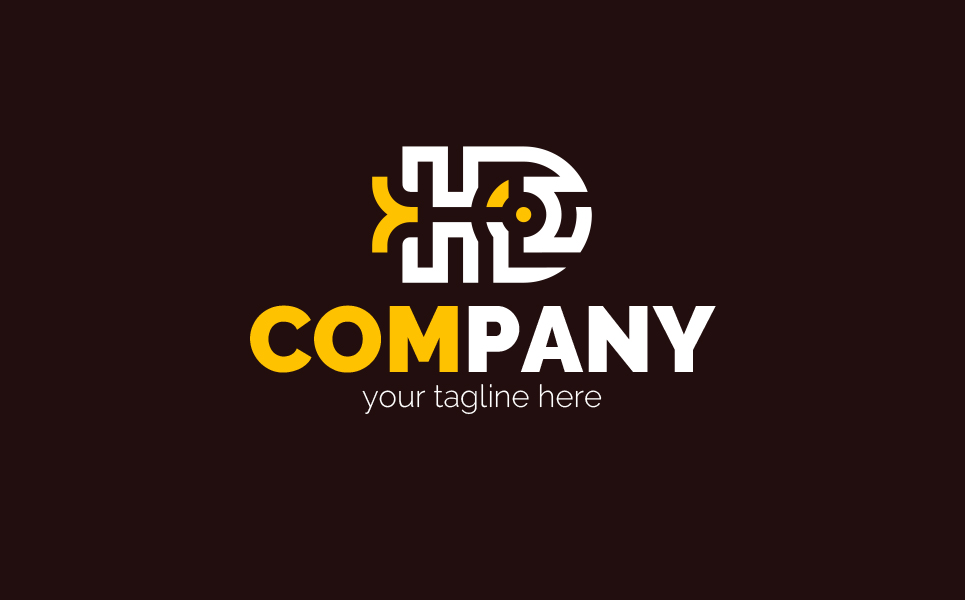 Download Шаблон логотипа "Hard Disk Data Recovery Logo Template" / Hard Disk Data Recovery Logo Template - Шаблон логотипа на тему графика letter h,letter d,hard disk,data encryption,data recovery,data storage,computer disk,flash drive,media,digital technology,computers,technology,electronics,sign,minimalism,one color,two colors