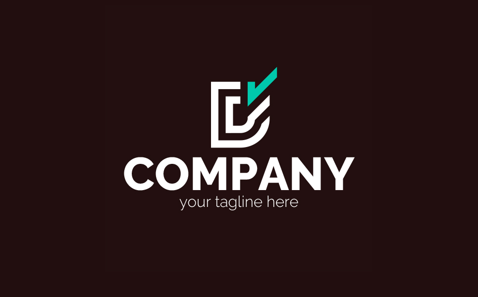 Download Шаблон логотипа "Letters D + V Logo Template" / Letters D + V Logo Template - Шаблон логотипа на тему графика letter d,letter v,business,finance,education,real estate,double,production,technology,services,insurance,approval,sign,minimalism,one color,two colors,emblem