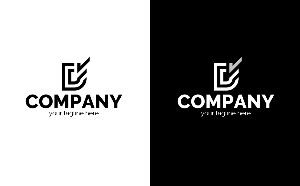 Download Шаблон логотипа "Letters D + V Logo Template" / Letters D + V Logo Template - Шаблон логотипа на тему графика letter d,letter v,business,finance,education,real estate,double,production,technology,services,insurance,approval,sign,minimalism,one color,two colors,emblem