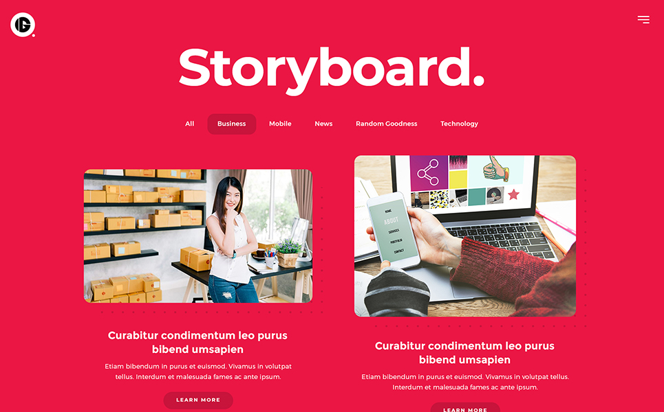 Innota Agency - Template Photoshop Screenshot Pequeno Innota Agency - Template Photoshop №82405