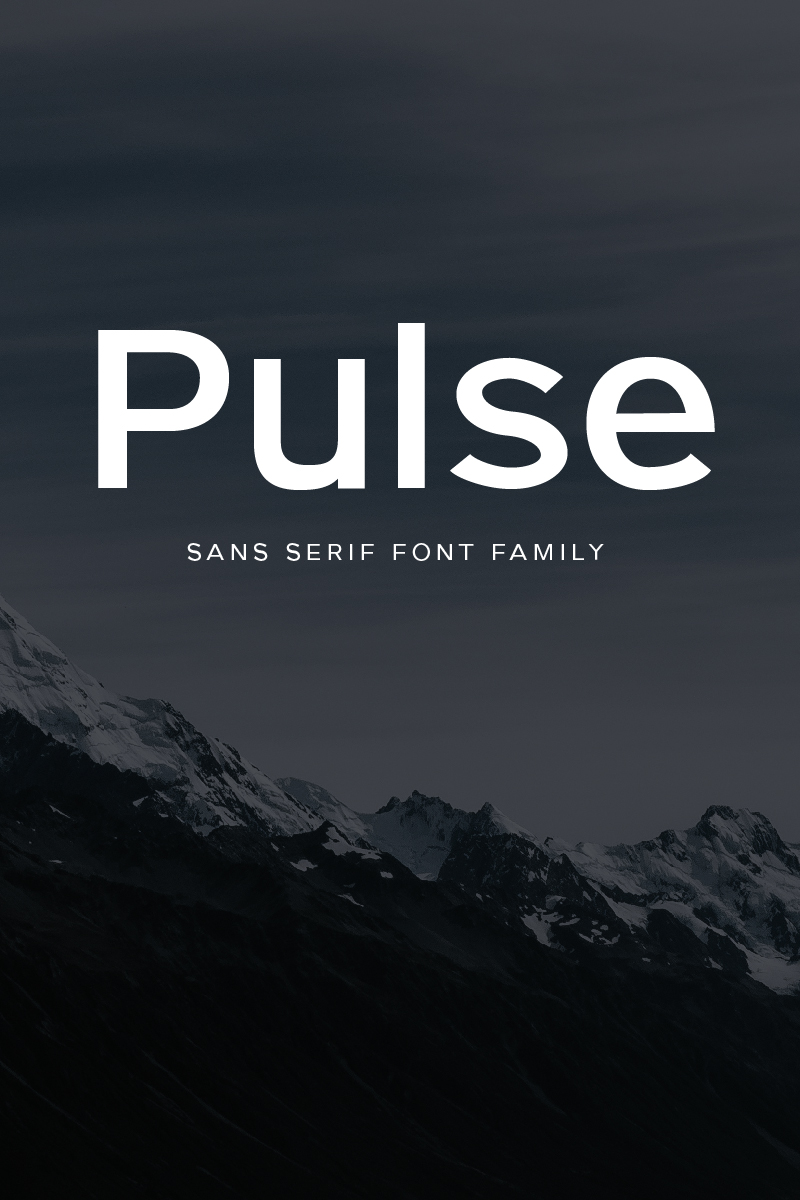 Pulse - A Modern Sans-Serif Typeface Font Theme Small Screenshot Pulse - A Modern Sans-Serif Typeface Font