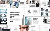 High & Low - Google slides şablon Küçük Ekran Görüntüsü High & Low - Google Slides