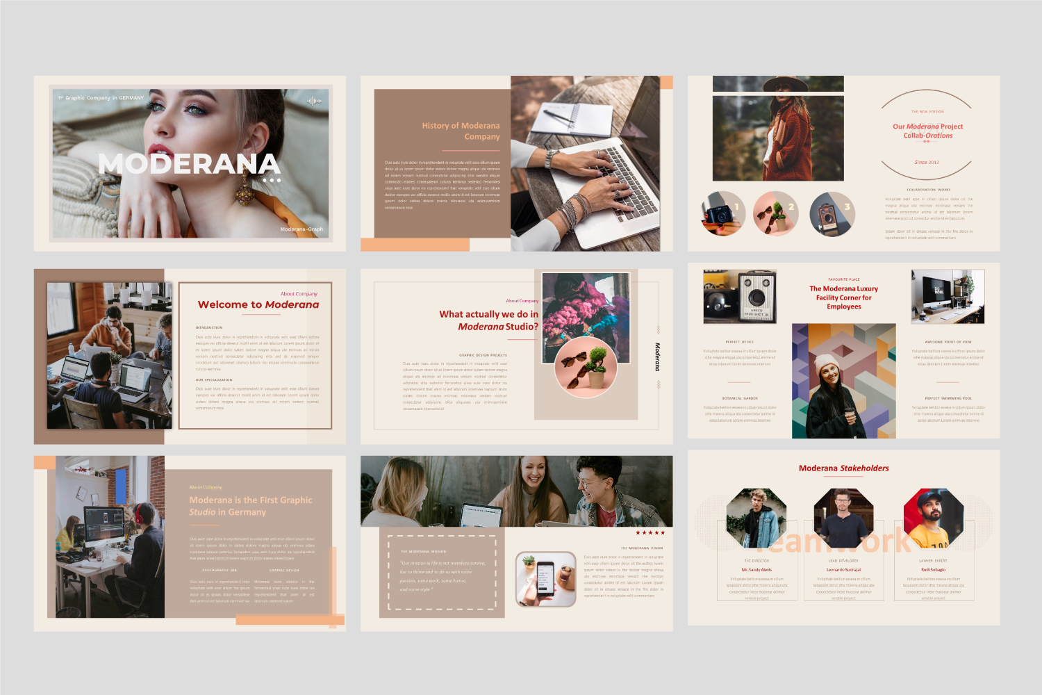 Moderana – Creative Business PowerPoint Template