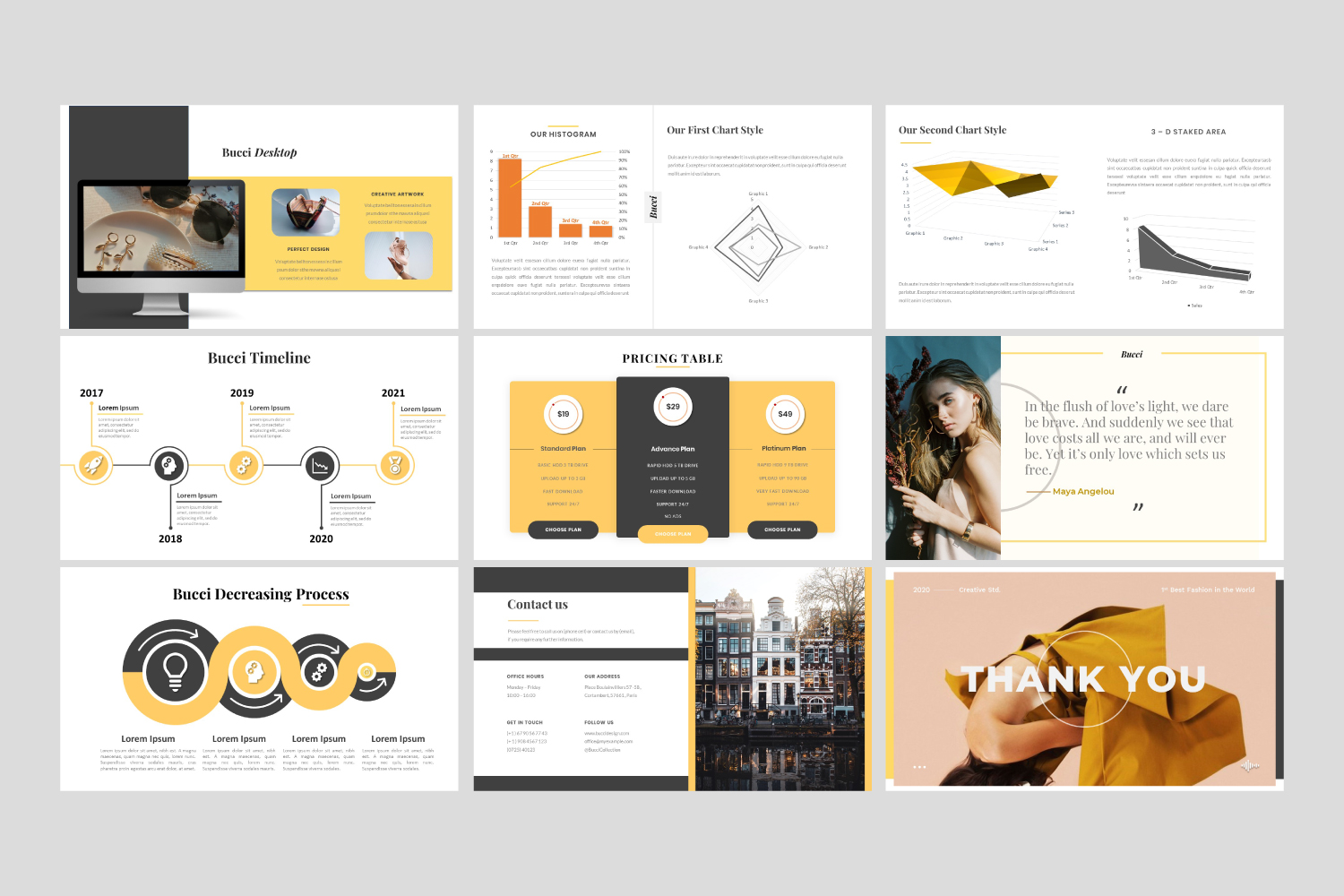 Bucci – Creative PowerPoint Template