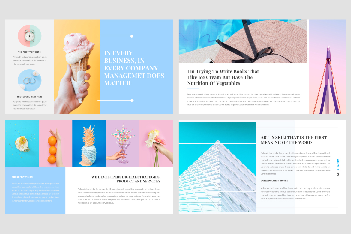 Softly – Creative PowerPoint Template