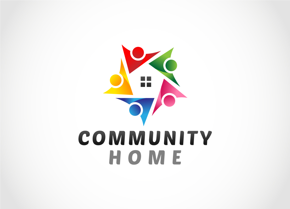 Download Шаблон логотипа "Colorful Community Home Logo Template" / Colorful Community Home Logo Template - Шаблон логотипа на тему графика logo,design,team,work,home,house,real,estate,colorful,creative,business,circle,collaboration,communication,community,people,help,human,resources,man