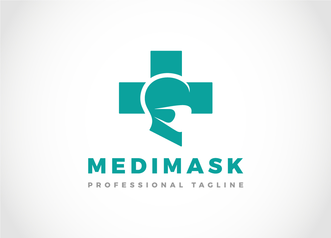 Download Шаблон логотипа "Medical Surgical Face Mask Design Logo Template" / Medical Surgical Face Mask Design Logo Template - Шаблон логотипа на тему графика medical,equipment,personal,protection,surgical,mask,face,guard,virus,modern,creative,abstract,app,care,clinic,community,doctor,health,logo,design
