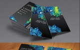 Stylish Vertical Business Card Unternehmensidentität Theme Kleiner Screenshot Unternehmensidentität Vorlage namens "Stylish Vertical Business Card"