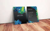 Stylish Vertical Business Card Unternehmensidentität Theme Kleiner Screenshot Unternehmensidentität Vorlage namens "Stylish Vertical Business Card"