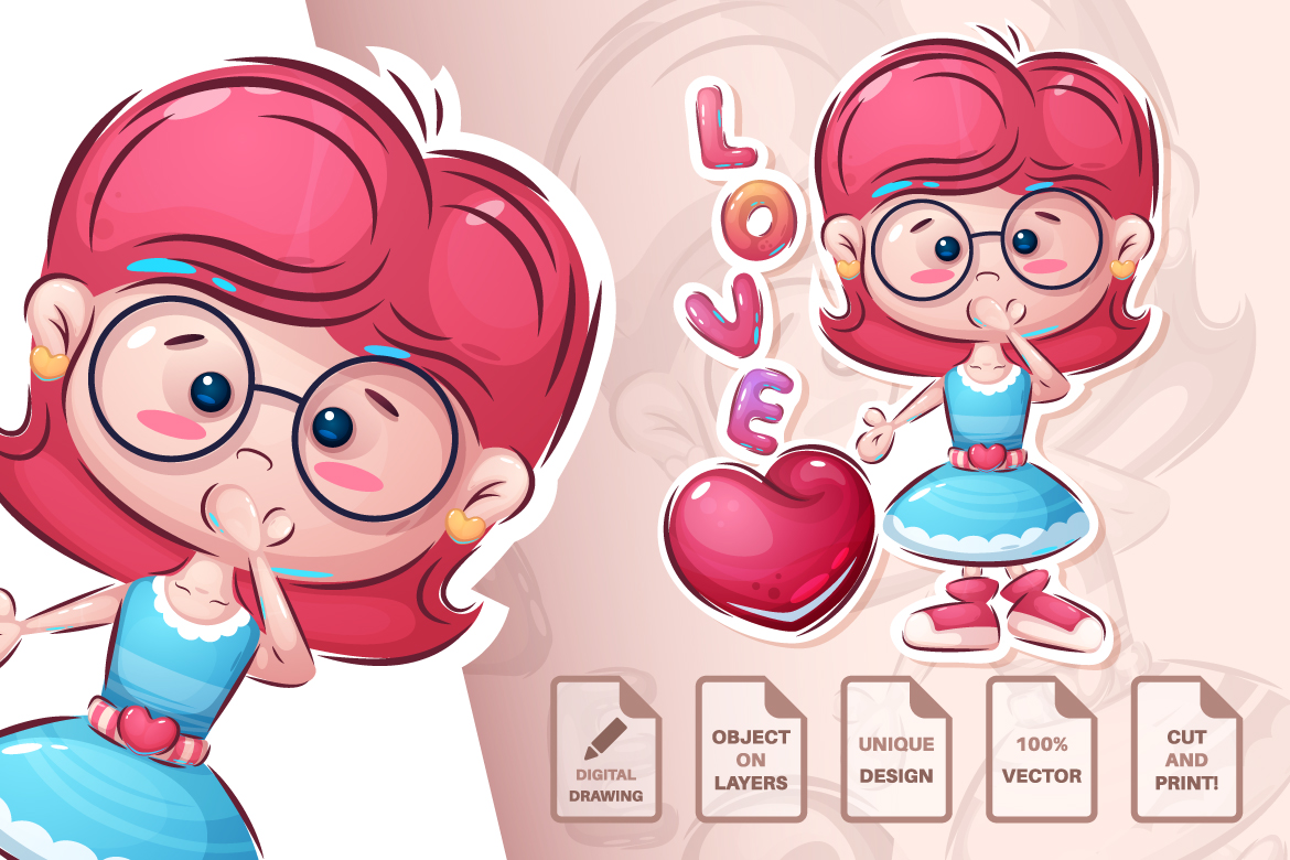 Download Иллюстрация "Set Cute Stickers - Illustration" / Set Cute Stickers - Illustration - Иллюстрация на тему графика sticker,elephant,toilet,girl,cow,ufo,mouse,raccoon,lamb,sheep,teacher,back to school,cartoon,characters,illustration,picture,smile,emotion,draw,character