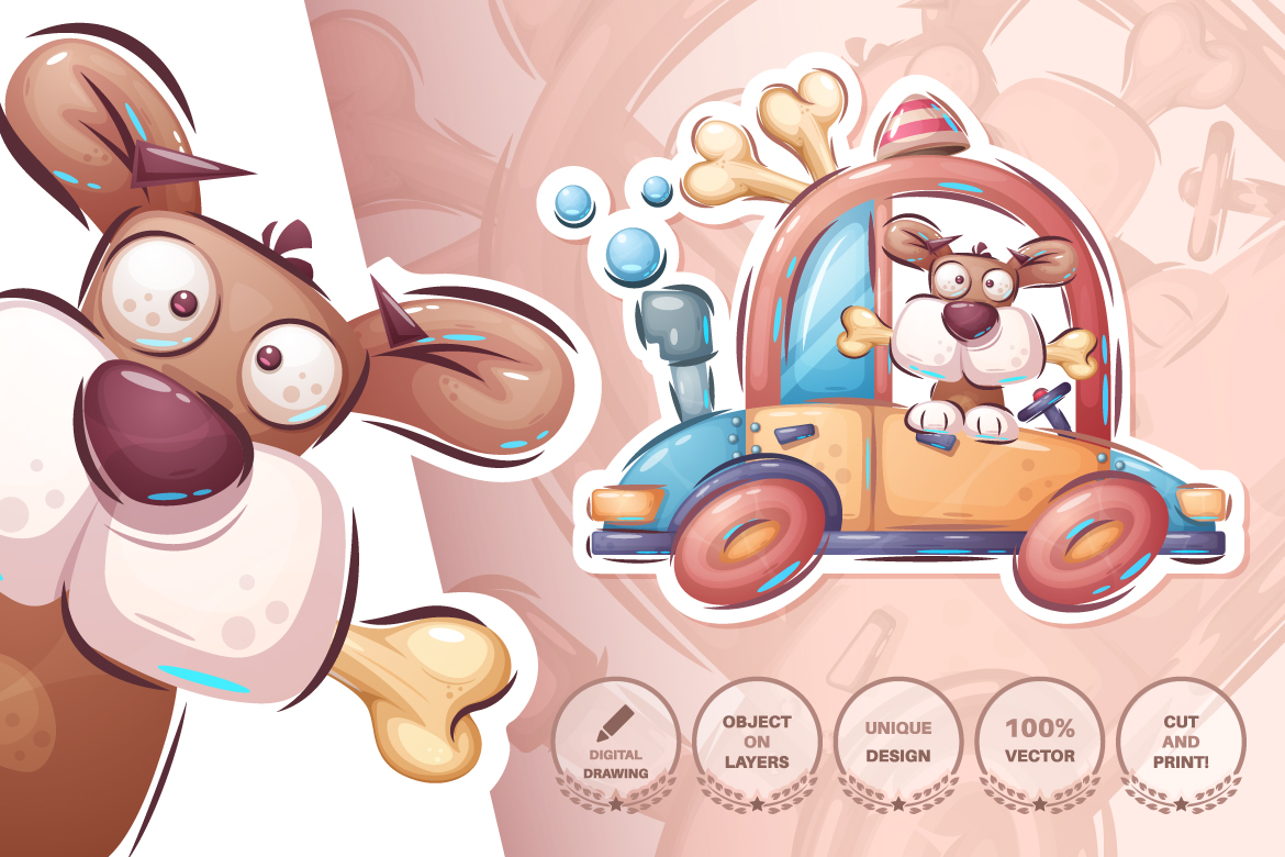 Download Иллюстрация "Set Funny Animal Sticker - Illustration" / Set Funny Animal Sticker - Illustration - Иллюстрация на тему графика seamless,pattern,cat,kitty,pumpkin,halloween,travel,monkey,owl,bird,penguin,cup,flower,dog,puppy,bone,lion