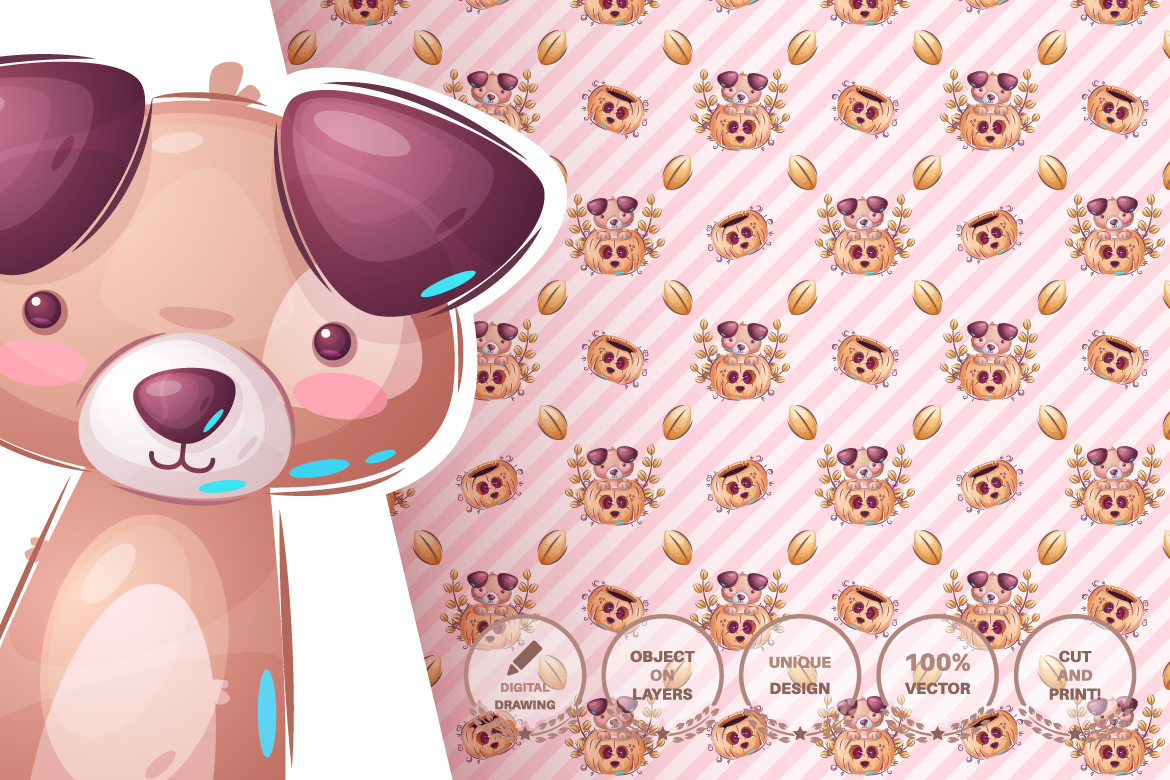 Download Иллюстрация "Set Cute Sticker Seamless Pattern - Illustration" / Set Cute Sticker Seamless Pattern - Illustration - Иллюстрация на тему графика panda,money,diplomat,bancknote,dog,bird,halloween,monster,horror,bone,puppy,seamless,pattern,cartoon,character,characters,wild,animal,animals,pet