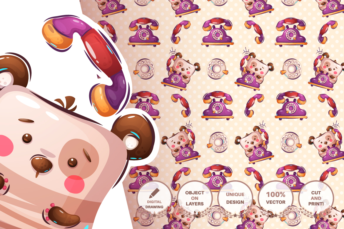Download Иллюстрация "Set Cute Sticker Seamless Pattern - Illustration" / Set Cute Sticker Seamless Pattern - Illustration - Иллюстрация на тему графика seamless,pattern,deer,giraffe,bear,car,lamb,sheep,cake,roller,coffee,cartoon,character,characters,wild,animal,animals,pet,toy,cute