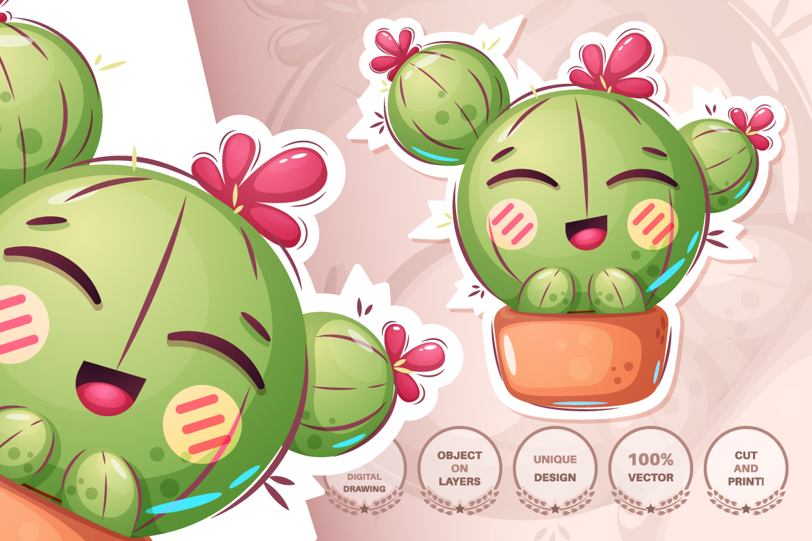 Download Иллюстрация "Set Cute Sticker - Seamless Pattern - Illustration" / Set Cute Sticker - Seamless Pattern - Illustration - Иллюстрация на тему графика mammoth,bear,leaf,flower,rhino,diplomat,snake,cactus,seamless,pattern,cartoon,character,characters,wild,animal,animals,pet,toy,cute,pretty