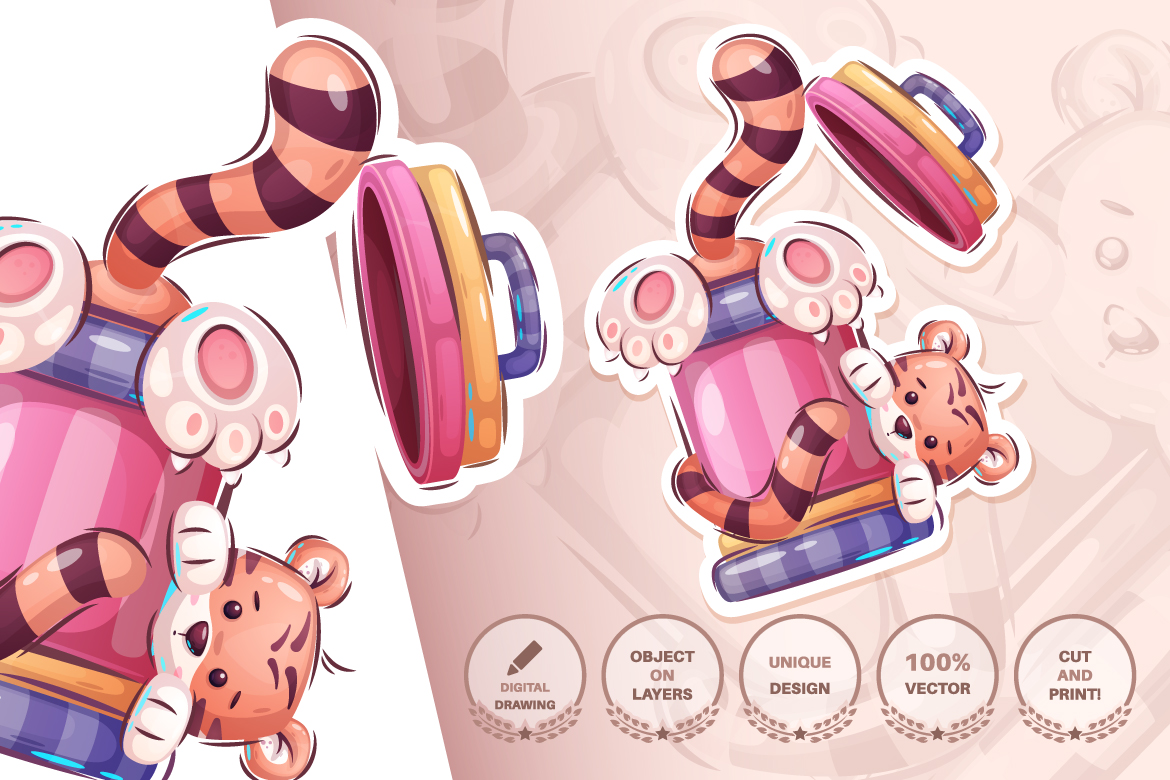 Download Иллюстрация "Set Cute Sticker - Seamless Pattern - Illustration" / Set Cute Sticker - Seamless Pattern - Illustration - Иллюстрация на тему графика seamless,pattern,cartoon,character,wild,animal,animals,pet,toy,cute,bird,owl,rabbit,diplomat,coffee,cup,helicopter,bear,polar,tiger